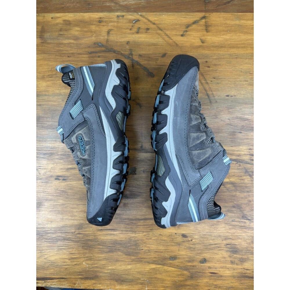 Keen Targhee III WP Size 8.5 Hiking Shoes Women's Magnet/Atlantic Blue #1023038 - Picture 9 of 16